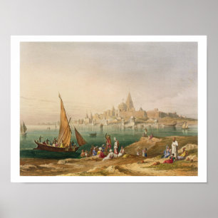 Poster La ville et les temples sacrés de Dwarka, de