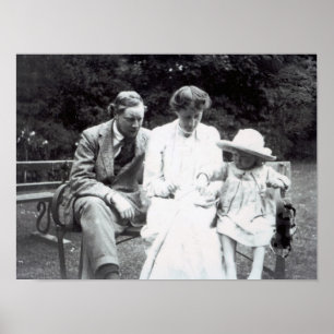 Poster La Virginie Woolf avec Clive et Julian Bell, 1910