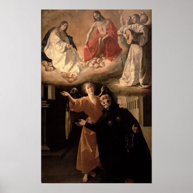 Poster La vision de St. Alphonsus Rodriguez (Devant)