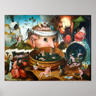 Poster La vision de Tondal   Hieronymus Bosch  