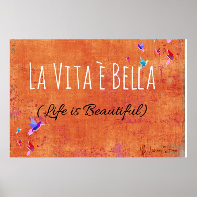 Poster La Vita e Bella (La vie est belle) (Devant)