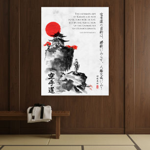 Poster La Voie du Karaté - Sagesse de Gichin Funakoshi