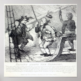 Poster La voile parmi les Hébrides