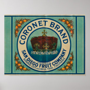 Poster Label Citron Coronet Chula Vista, CA