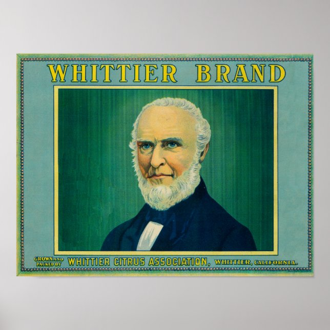 Poster Label Lemon Whittier, CA (Devant)
