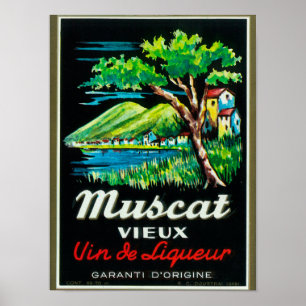 Poster Label Vieux MuscatEurope