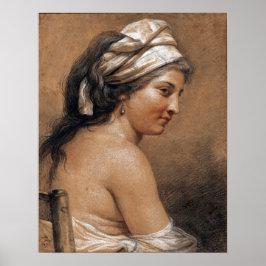 Poster Labille-Guiard - Étude D'Une Femme Assis Vue De