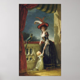 Poster Labille-Guiard - Louise-Elisabeth Avec Son Fils