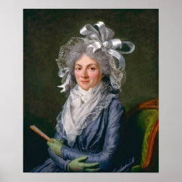 Poster Labille-Guiard - Madame De Genlis