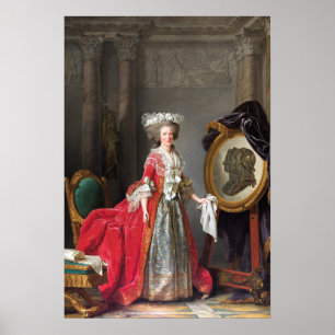 Poster Labille-Guiard - Portrait de Madame Adélaïde