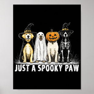 Poster Laboratoire D'Halloween De Retriever De Paw Labrad