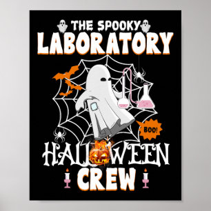 Poster Laboratoire Halloween Crew Laboratoire Médicale Éf
