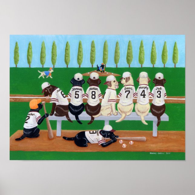 Poster Laboratoires de baseball (Devant)