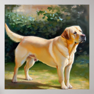 Poster Labrador Retriever Chien