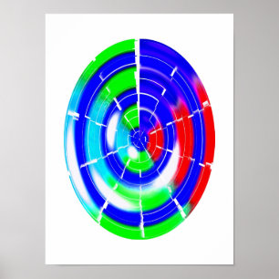 Poster Labyrinthe ovale