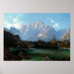 Poster Lac Anton Karinger sous Mangart