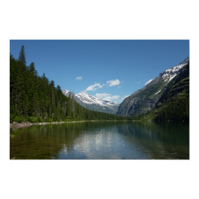 Poster Lac Avalanche I dans le parc national Glacier (Devant)