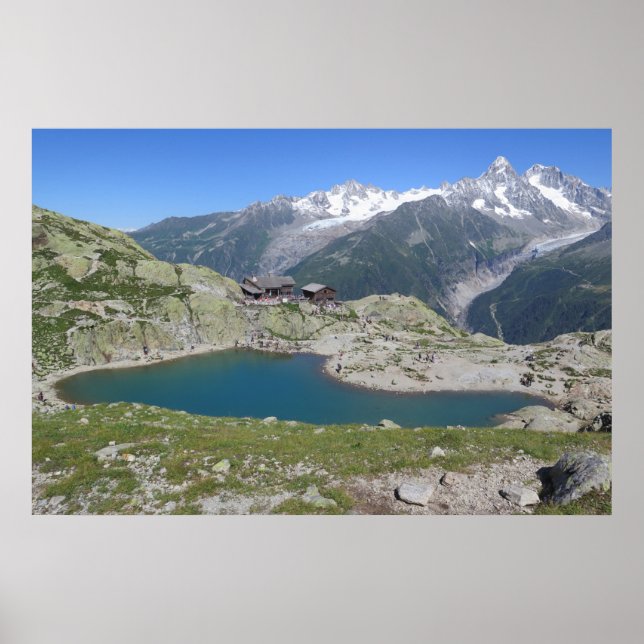 Poster Lac Blanc Chamonix (Devant)