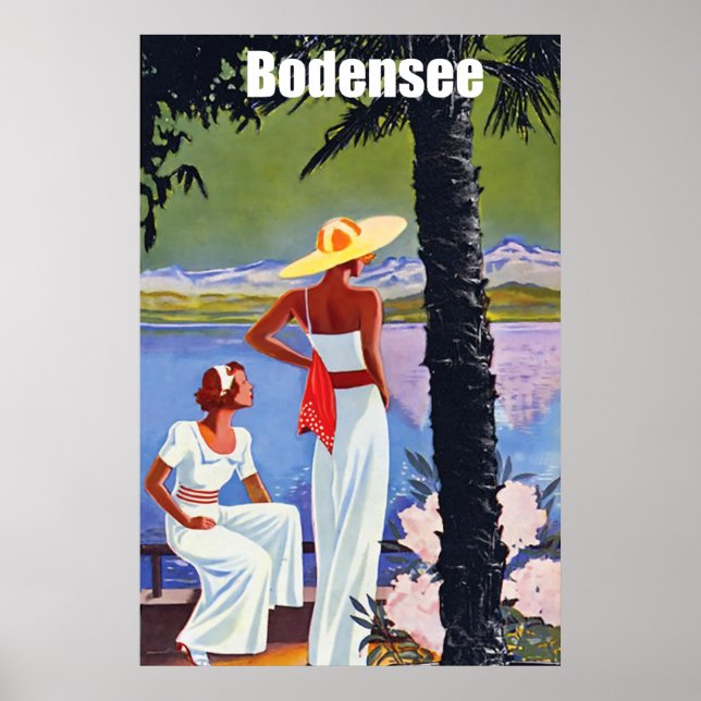 Poster Lac Bodensee, Allemagne (Devant)