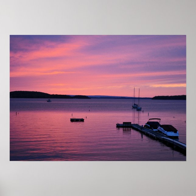 Poster Lac Champlain Imprimer (Devant)