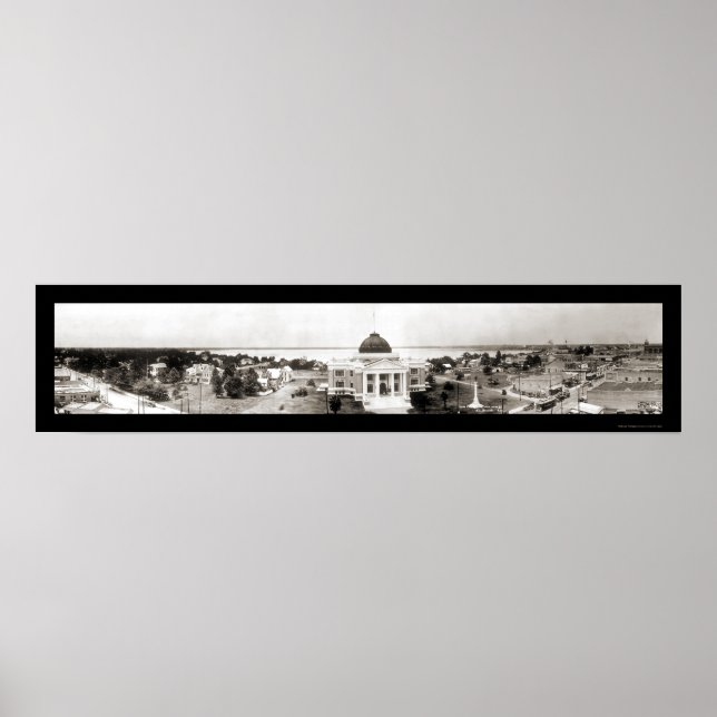 Poster Lac Charles, LA Photo 1923 (Devant)
