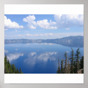 Poster Lac crater, Orégon