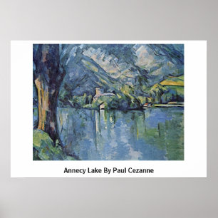 Poster Lac D'Annecy Par Paul Cezanne