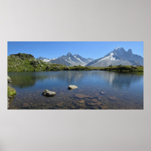 Poster Lac de Cheserys French Alps
