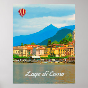 Poster Lac de Côme, Italie