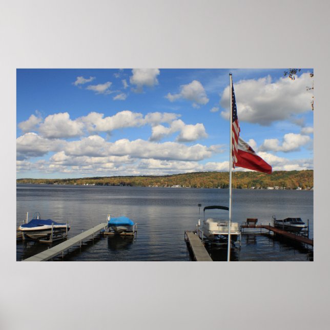 Poster Lac de Conesus (Devant)