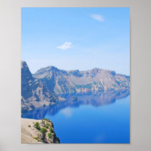 Poster Lac de Crater Panorama