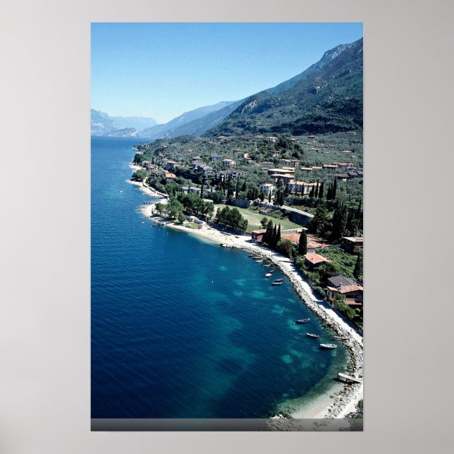 Poster Lac de Garde, Italie (Devant)