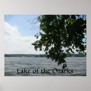 Poster Lac de l'affiche d'Ozarks