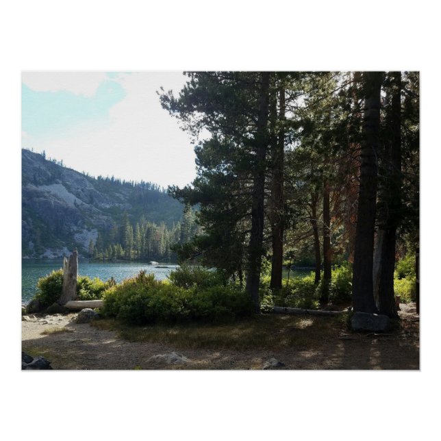 Poster Lac de montagne (Devant)