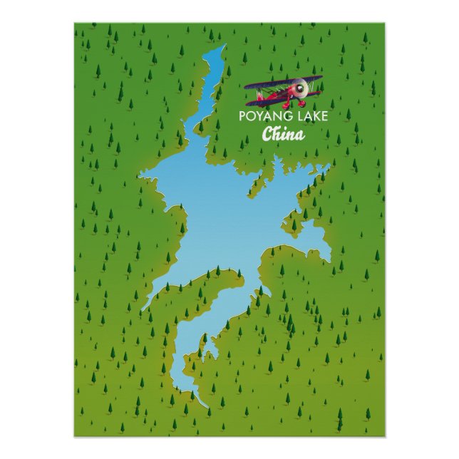 Poster Lac de Poyang (Devant)