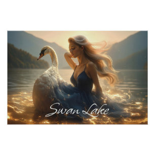 POSTER LAC DES CYGNES - BALLET & DANSE -