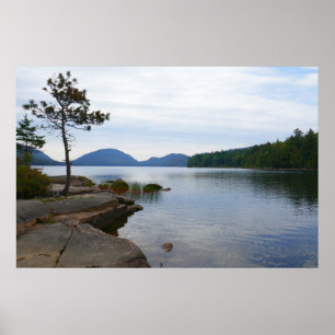 Poster Lac Eagle au parc national Acadia