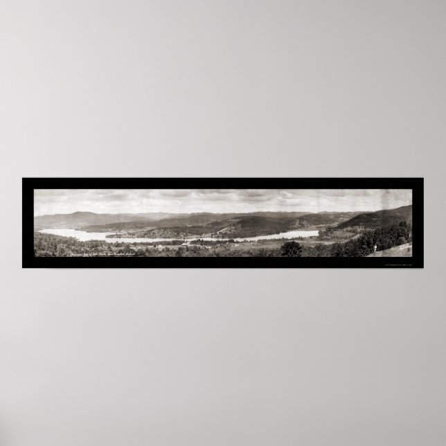 Poster Lac Fairlee, Vermont Photo 1920 (Devant)