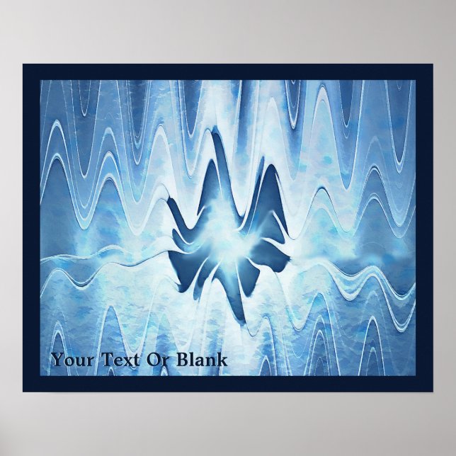 Poster Lac glaciaire (Devant)