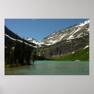 Poster Lac Grinnell au Parc national de Glacier