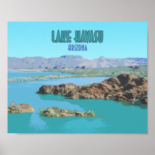 Poster Lac Havasu Arizona Vintage