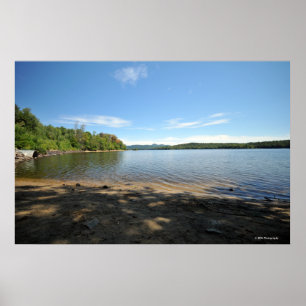 Poster Lac indien dans la copie 08 036 d'Adirondacks