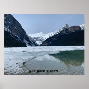 Poster Lac Louise, Alberta Lieu Touristique Célèbre