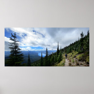 Poster Lac McDonald de Mt Brown - Parc national des Glaci
