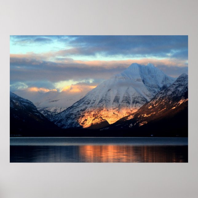 Poster Lac McDonald, Glacier National Park (Devant)