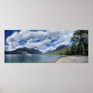 Poster Lac McDonald - parc national de glacier