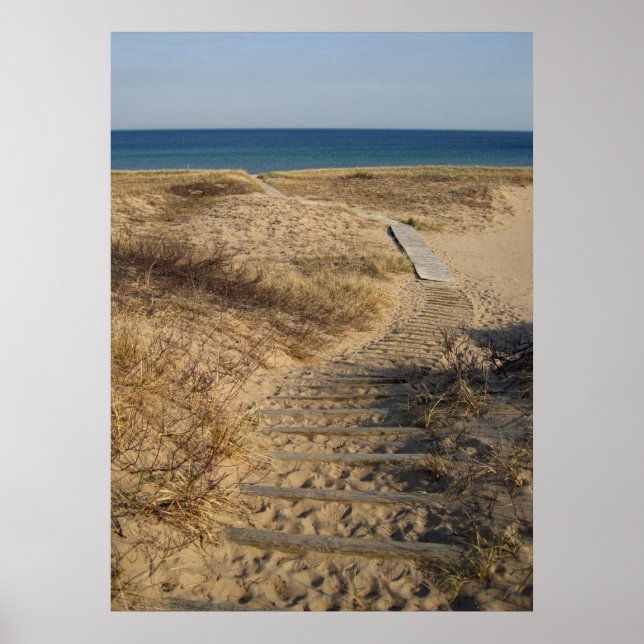 Poster Lac Michigan (Devant)