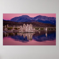 Lac Mono spectaculaire dans l'ombre