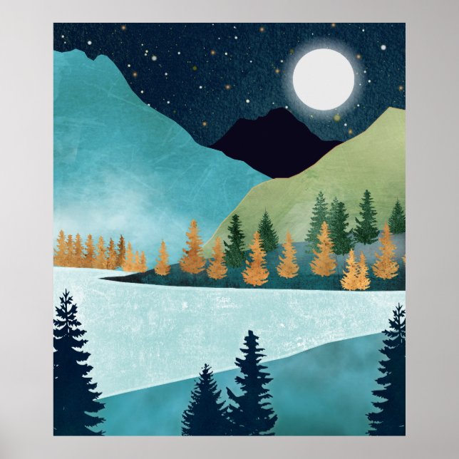 Poster Lac Moonrise (Devant)