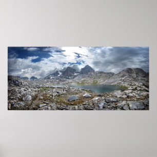 Poster Lac Nydiver Supérieur Sous Mt Ritter - Sierra